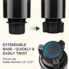 Seven Sparta 2 Pack Car Cup Holder Expander with Adjustable