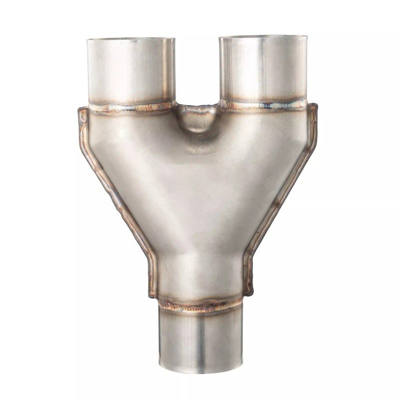 Dual Exhaust Y Pipe 2.00" Dia Single Inlet to 2.00"
