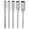 sourcing map 5pcs Nut Driver Drill Bit 6-14mm Metric Impact