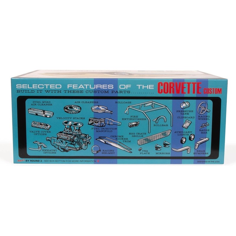 AMT 1236 1968 Chevy Corvette Custom 1:25