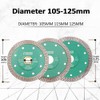 FACHLICH Diamond Tile Saw Blades - 4" Diamond Blade 2pcs