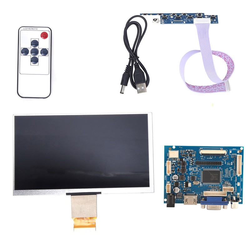 7 Inch LCD TFT Display 1024*600 HDMI VGA Monitor Screen