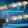 Boltigen Pressure Washer Swivel, 3/8 NPT Thread Pressure Washer Stainless