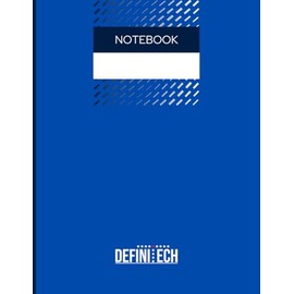 Minimalist Daily Productivity Planner - Navy Blue: Navy Blue Definitech Notepad