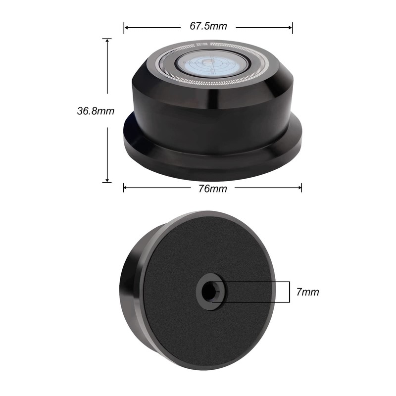 Monosadio 3 in 1 Record Weight Stabilizer 50Hz Audiophile Turntable