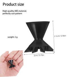 1Pc Black Multi Channel Split Flower Pouring Funnel Cup, Paintt Dispenser, Reusable Paintt Diverter Tool for DIY Making Pour Painting Supplies, Art Paints, Painting, Drawing and Art Supplies