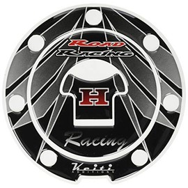 Keiti(ケイティ) フュエルキャップパッド HONDA/ウィング UVクリアコーディング仕上げ ブラック CB1300SF[SC40/SC54] VFR1200F CB1000SF CBR1000RR CBR1100XX VTR1000F VTR1000SP-1/SP-2 CBR900RR VFR800 CBR600RR CBR600F CB400SF Revo[NC42]/[NC39] RHD205K