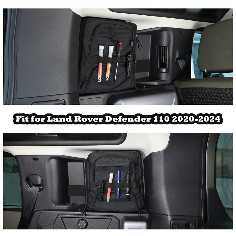 PIUGILH Trunk Side Window Organizer Storage Bag Compatible with Land