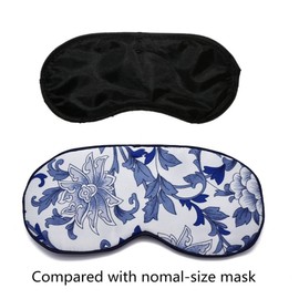 100% Silk Sleeping Mask, Eye Mask, Sleeping Mask, Travel Night Mask, Silk Eye Mask (Floral)