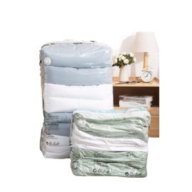 NeatNest 6 Pack Large Cube Vacuum Storage Bags – Oversized Box-Shaped Compression Bags for Comforters, Blankets, Bedding & Clothes, Vacuum or Hand Press, Airtight & Reusable, PE+PA Material