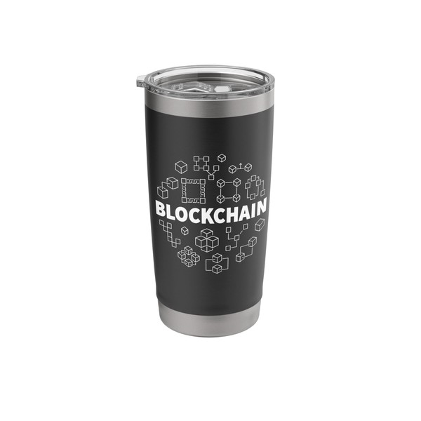BLOCKCHAIN Technology for Block-Chain Lovers Stainless Steel Insulated Tumbler