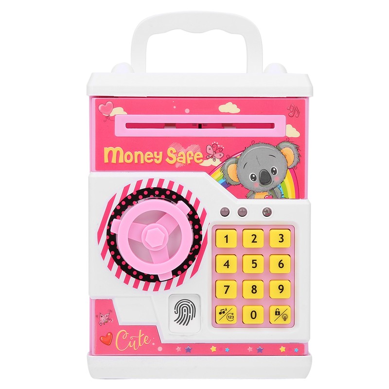 Money Box Cute Cartoon Children Kid Auto Scroll Paper Electronic