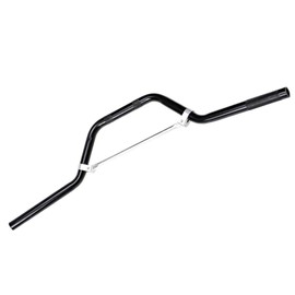 JCMOTO Handlebars 22mm 7/8" Motorcycle Sport Bikes for Dirt Pit Bike Motorcycle (BLACK)