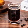 GLASKEY 2 Pack Shot Glass Measuring Cup Set,3 oz/90ml Liquid