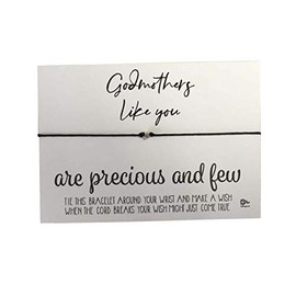 Wish Bracelet - Godmothers Like You are Precious and Few DD1075 (White Card)