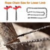 通用 53 Inch Hand Rope Chain Saw with 68 Teeth,