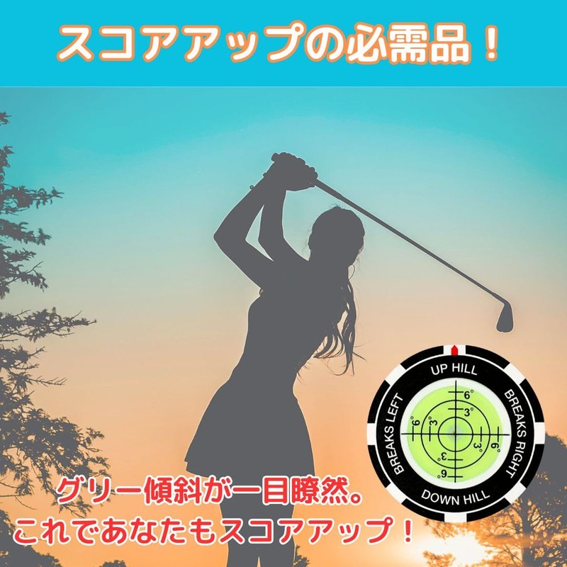 Golf Marker Level Magnet Golf Equipment Golf Marker Ball Marker