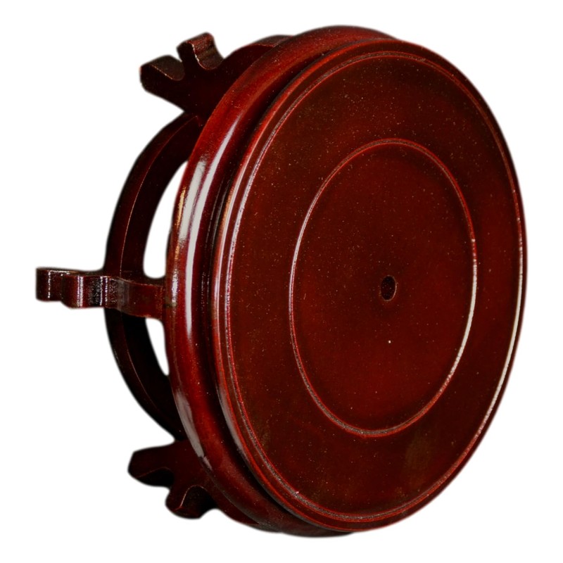 Wooden Fishbowl Display Vase Pot Planter Stand Plant Pot Display