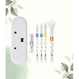 Rom& Olive Young Rom & Miffy brush 5-piece set (+ pencil case pouch) / 올리브영 롬앤 미피 브러쉬 5종 세트 (+필통 파우치)