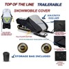 SBU 600D Snowmobile Travel and Storage Cover Compatible for 2007-2009