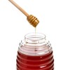 HIC Kitchen Glass Honey Jar with Lid and Honey Dipper,