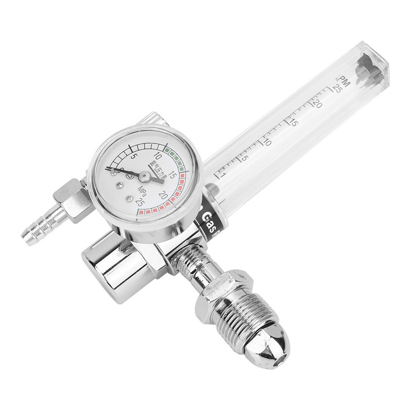 Argon Gas Pressure Reducer Argon Gas Meter Outlet Male Thread