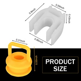 Ferianl Transmission Shifter linkage Cable Bushing Repair Kit, Shifter Cable Bushing Clamp Compatible with Chevy Silverado 1500 2500 3500 Buick Cadilac GMC JP RAM Dodge,14104 15276979 52855956AG