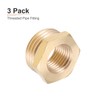 DTGN G1/2 Female x G1/4 Male Brass Pipe Fitting Set