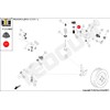 TEDGUM TED12892 SHOCK ABSORBER BRACKET FRONT UPPER LEFT/RIGHT (SET WITH