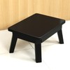 HOUCHICS White Step Stool,One Step Stool for Adult Kids,Wood Bedside