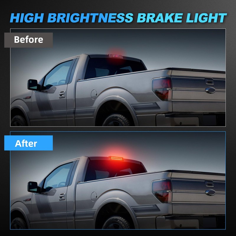 SUPAREE LED Third Brake Light Smoked Lens Fit for 2009