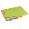 WENKO Bella Bamboo Chopping Board with Juice Groove and 4