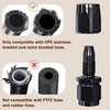 Universal 6AN Hose End Fitting Straight Swivel for CPE Braided