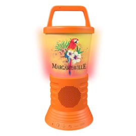 Margaritaville Light The Way Lantern Wireless Speaker with 3 Multicolored LED Light Modes, Waterproof Bluetooth Speaker, 5 Hours of Playtime, Table Lamp Outdoor Speaker with True Wireless Pairing