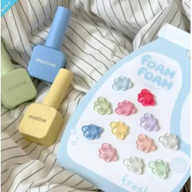Mostreev 모스티브 폼폼젤 솔리드 컬러젤 12종 세트 Mostiv Foam Gel Solid Color Gel 12 Set