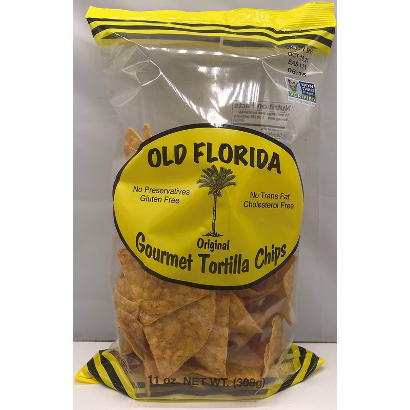 Old Florida Gourmet Original Tortilla Chips, 11 OZ - Pack