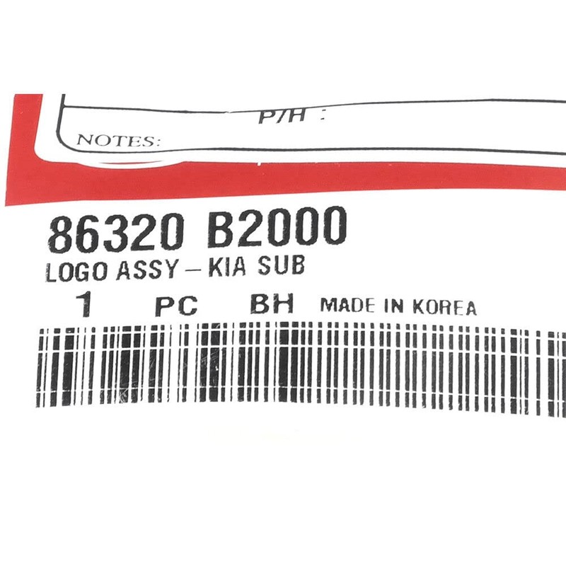 KIA Logo Assy SUB
