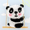 MegaCrea DIY Stretched Yarn Picture String Art Panda 21 x
