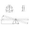 Falcon Flip and Tilt Triangular Solar Brackets ( Ideal for