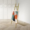 Metal Easel Stand with Chain Support for Mirror,Iron Floor Easels