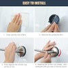 DGYB 17-Inch Brush Suction Cup Towel Bar – No-Drill Wall-Mounted