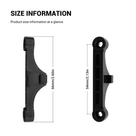 YIMATEECO CPU Fan Bracket AM5 CPU Cooler Fan Brackets Heatsink Retainer Motherboard Mounting Support Bracket Buckle for AMD AM5 AM4 Backplate Motherboard (4 Pack, Black)