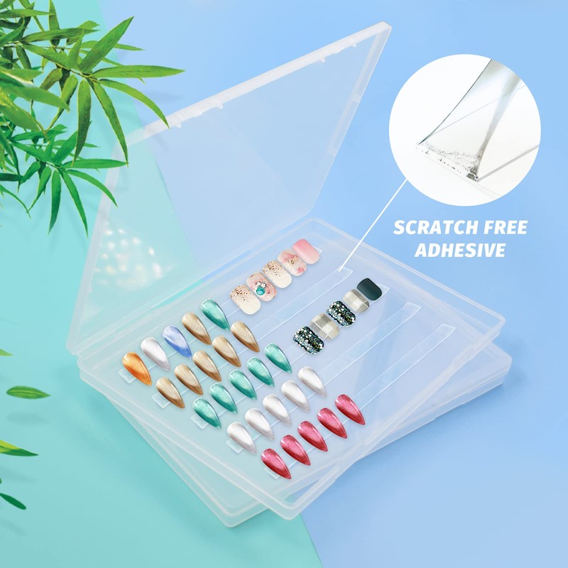 Pack of 2 Storage Boxes for False Nails with 30