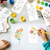 MWOOT Pack of 18 Drawing Painting Stencils, DIY Stencils, Flower