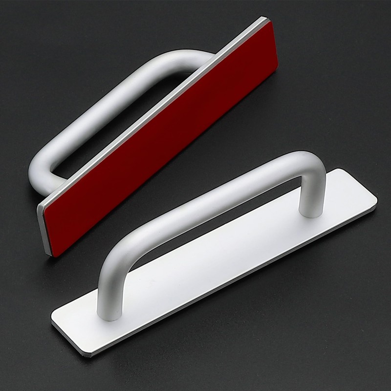 2 Pack Adhesive Handles Self Stick Instant Cabinet Handles 5.83"