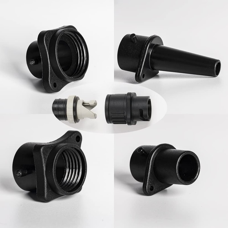 HEYTUR Inflatable Boat SUP Pump Adaptor and Kite/Boston Valve Standard