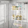 SWTYMIKI Over the Door Shower Caddy - 3 Tier Adjustable