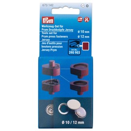 Prym 673142 Tool Set for Prym Jersey Snaps 10 and 12 mm Compatible with Vario Creative Toolm