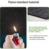 Fireproof Fireplace Hearth Rug, Fireplace Mat for Hearth, Non Slip