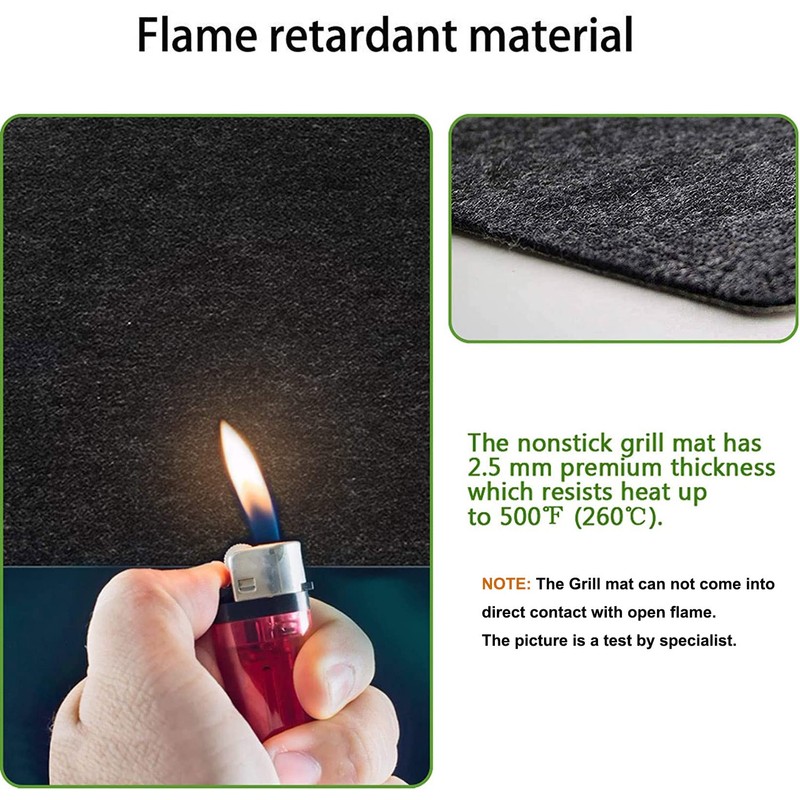 Fireproof Fireplace Hearth Rug, Fireplace Mat for Hearth, Non Slip